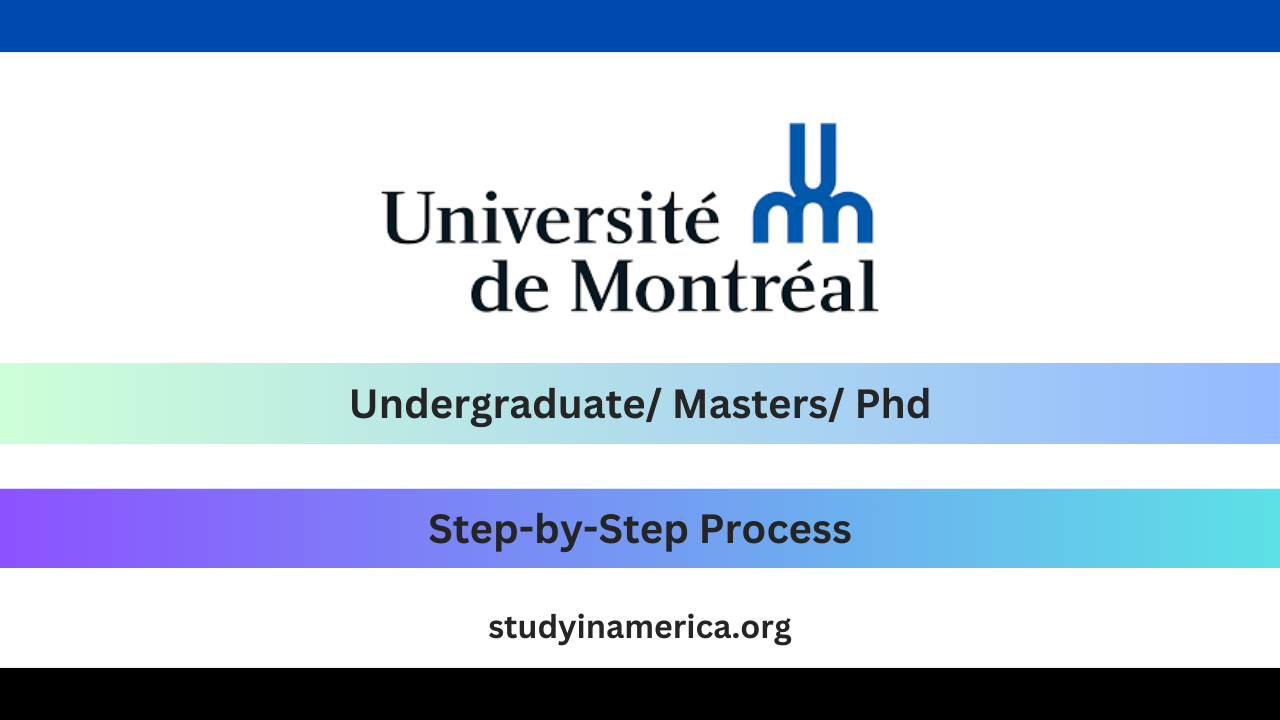 Université de Montréal Scholarships 2025 (Application Process)